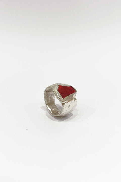 La bague Céramique feu