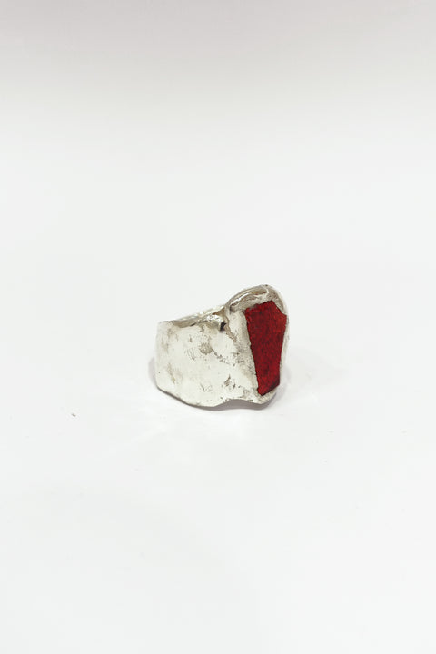 La bague Céramique feu
